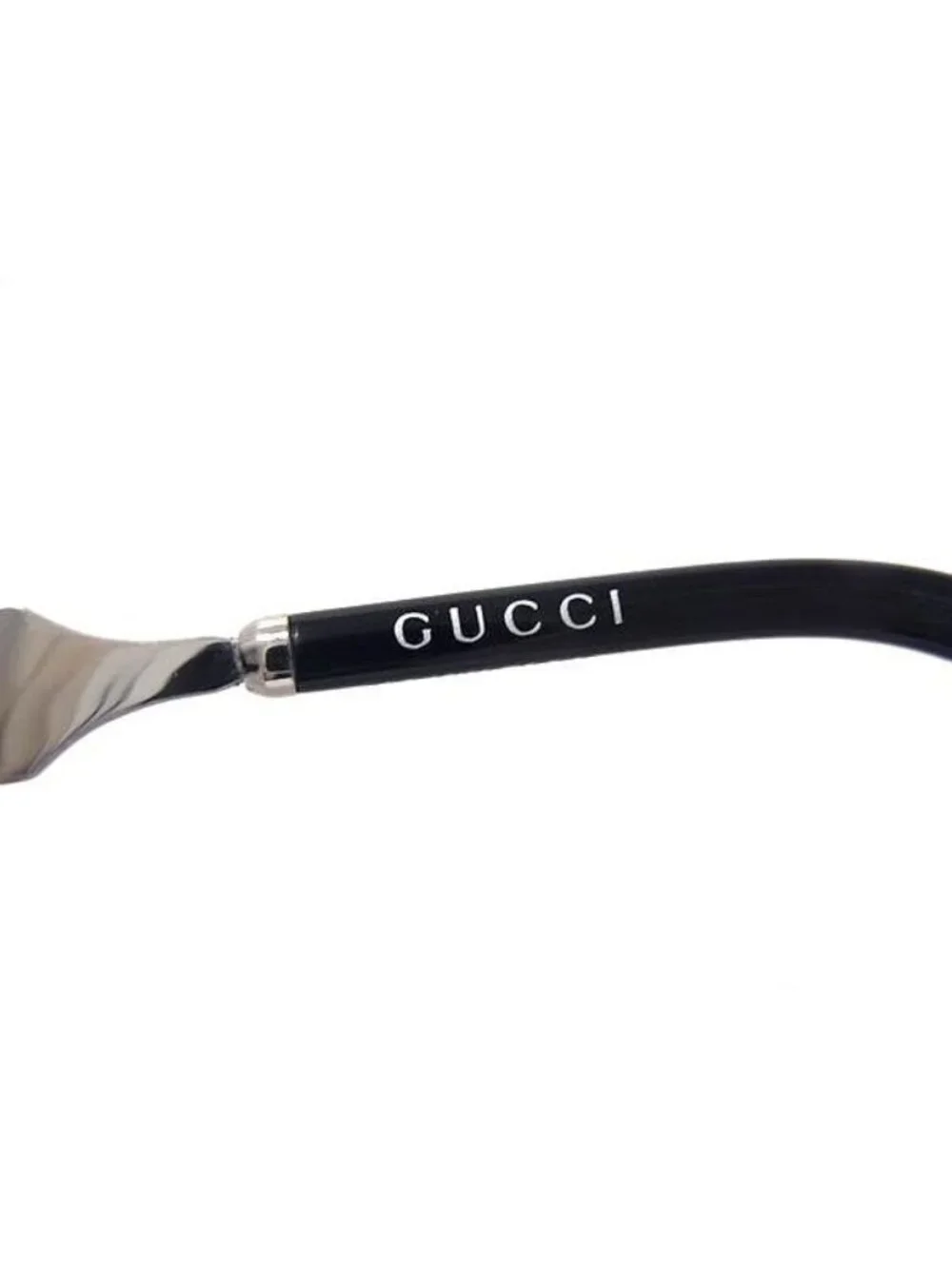 Gucci Sunglasses Interlocking Black Acetate Metal Asian Fit Eyewear